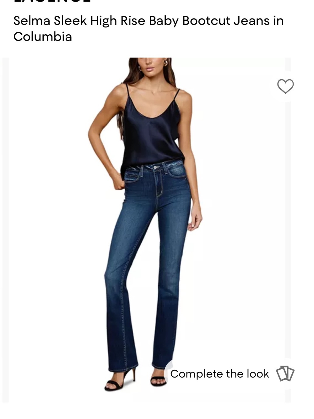 L’agence High-Rise Selma Bootcut Jeans